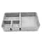 Welaxy 2 Piece Felt 4 Compartment Drawer Organizer Trays